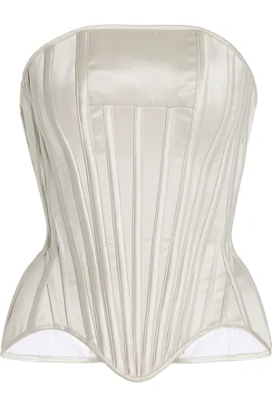 Wiederhoeft Exclusive Julie Satin Corset Top