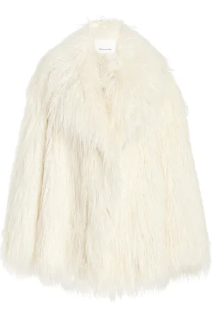 The Frankie Shop Liza Short Faux Fur Coat