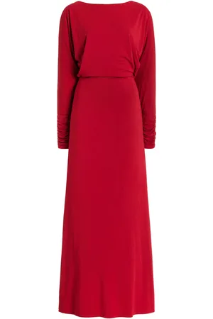 POSSE Sienna Draped Jersey Maxi Dress