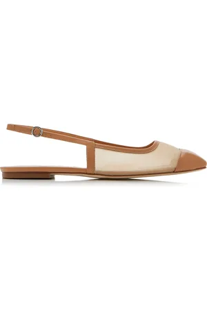 Aeyde Geraldine Mesh Slingback Flats