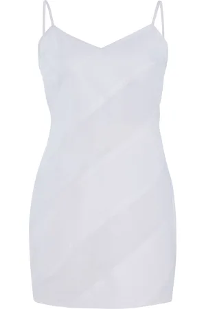 K.NGSLEY Hestia Spiral Cotton Mini Slip Dress