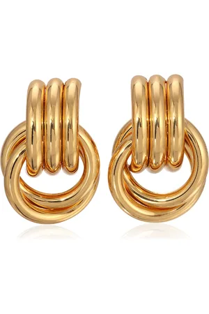 Heaven Mayhem Double Knot -Plated Earrings