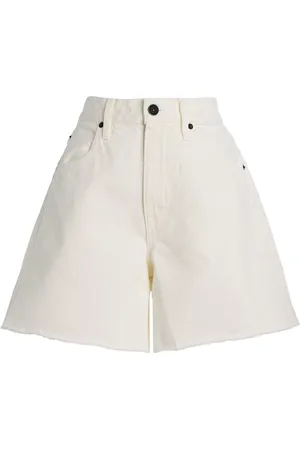 SLVRLAKE Sienna Mid-Rise Cutoff Denim Shorts