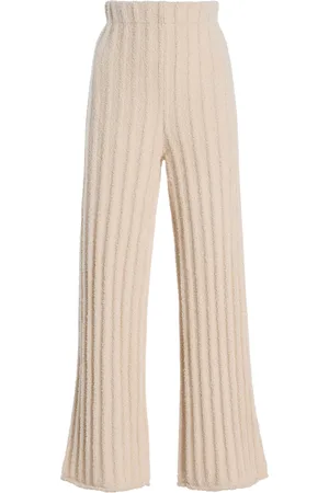 Zulu & Zephyr Textured-Knit Cotton-Blend Pants