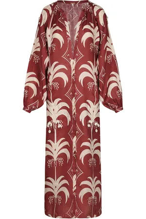 JOHANNA ORTIZ Weaving Waves Printed Linen Tunic