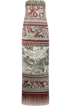 Heirlome Rodrigo Printed Silk Maxi Dress