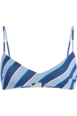 Zulu & Zephyr Striped Bralette Bikini Top