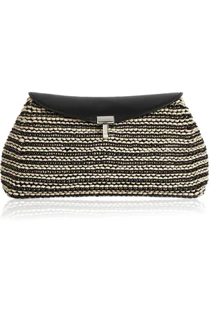 Totême Woven-Leather Clutch