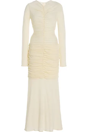 More Noir Lauren Wool-Blend Jersey Dress