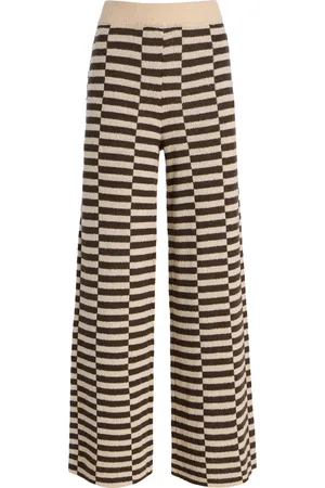 Zulu & Zephyr Textured-Knit Cotton-Blend Pants