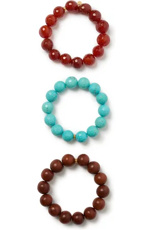 CHAN LUU Oona Turquoise Beaded Bracelet