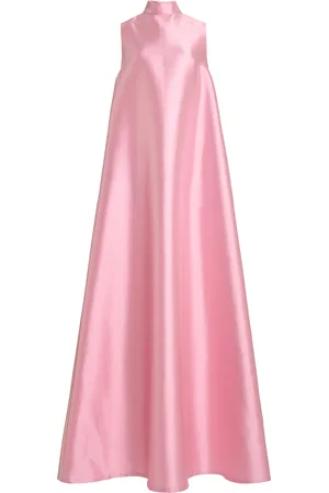 GRETA CONSTANTINE Quiven Silk-Wool Gown