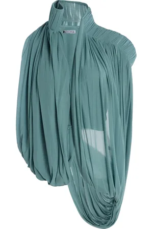 MATICEVSKI Exclusive Superb Draped Chiffon Top