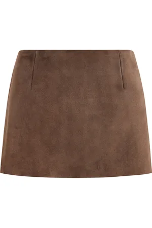 16Arlington Haile Suede Mini Skirt