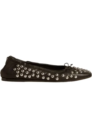 Golden Goose Amy Studded Nappa Ballerina Flats