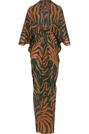 JOHANNA ORTIZ Sensory Tapestry Printed Tunic Maxi Dress