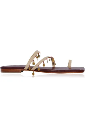 JOHANNA ORTIZ Glimmering Shores Leather Sandals