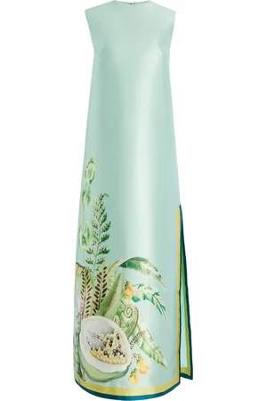 ALÉMAIS Anita Satin Crepe Midi Dress