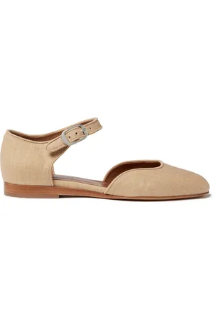 Le Monde Beryl Linen Mary Jane Sandals