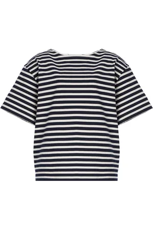 MATTEAU Striped Organic Cotton T-Shirt