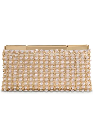 Cult Gaia Felice Pearl Chain Clutch