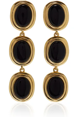 LIÉ STUDIO Exclusive Ada Vermeil Onyx Earrings