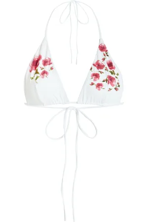 MAGDA BUTRYM Floral Bikini Top