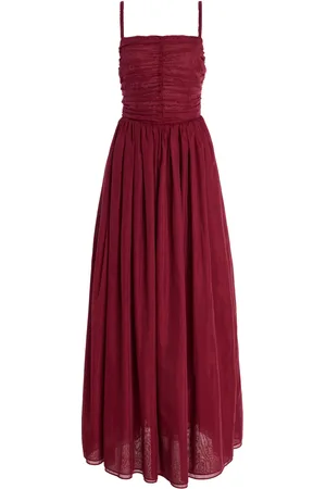 More Noir Claire Cotton-Silk Voile Dress