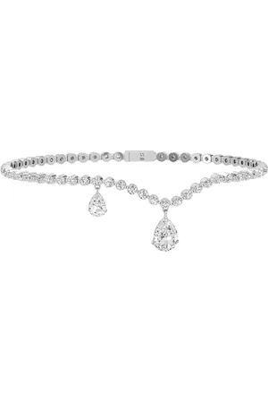 UNSAID Tear Curve 18K Gold Diamond Bracelet