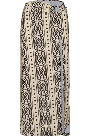 JOHANNA ORTIZ Nuevo Destino Printed Midi Skirt