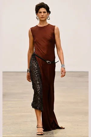 Third Form Reflection Sequined Crepe Midi Skirt
