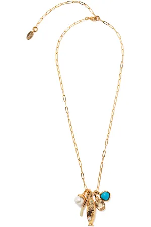 Lizzie Fortunato Sardina -Plated Multi-Stone Necklace