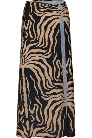 JOHANNA ORTIZ Nuevo Destino Printed Midi Skirt
