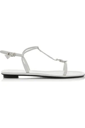 Prada Buckled Leather Sandals