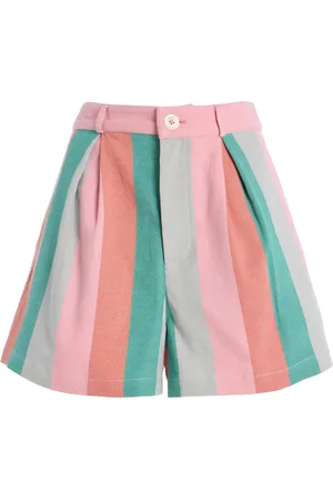 Marrakshi Life Exclusive Riviera Striped Cotton Shorts