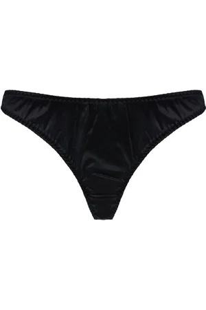 FLEUR DU MAL Luxe Stretch-Silk Thong