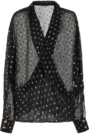 FRANCOISE Exclusive Mila Fil-Coupe Wrap Top