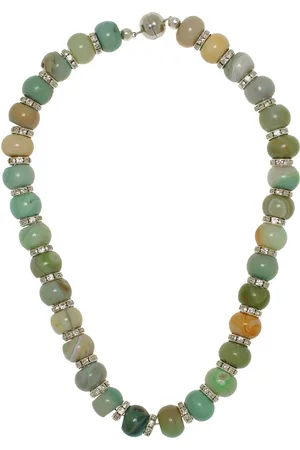 Julietta Thea Sterling Silver Agathe Beaded Necklace
