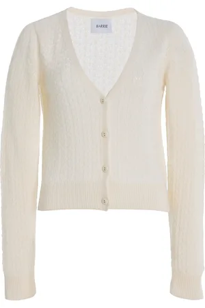 Barrie Pointelle-Knit Cashmere Cardigan