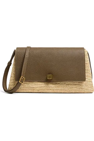 Khaite Audrey Raffia Crossbody Bag
