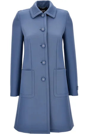 VERSACE Tailored Wool-Blend Coat