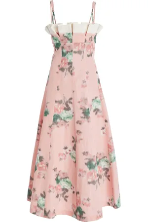Serafini Taffeta Midi Dress