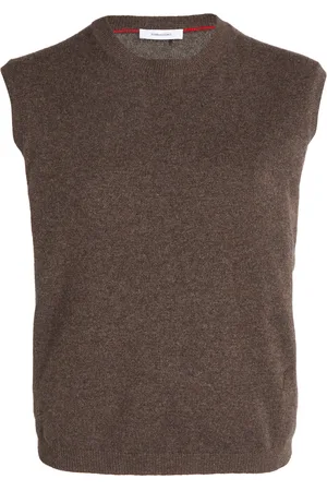Salvatore Ferragamo Ribbed-Knit Virgin Wool Vest