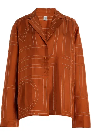 Totême Monogram Silk Top