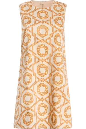 ALEXIS Anicka Printed Crepe Mini Shift Dress