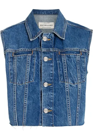 SLVRLAKE Maya Cut Off Denim Vest