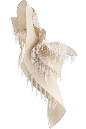 MATICEVSKI Bamboo Fringed Linen-Cotton Bodice Top