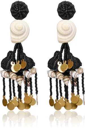 JOHANNA ORTIZ Serenade In Swim Shell Earrings