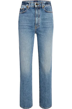 Khaite Danielle Rigid High-Rise Straight-Leg Jeans