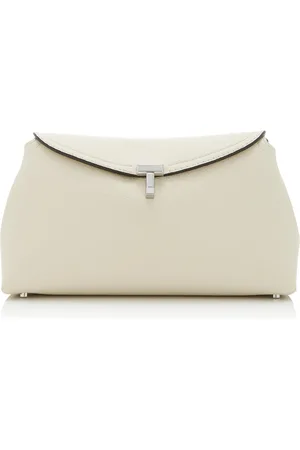 Totême T-Lock Leather Clutch